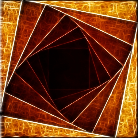 Spiral square background. Retro poster.の写真素材