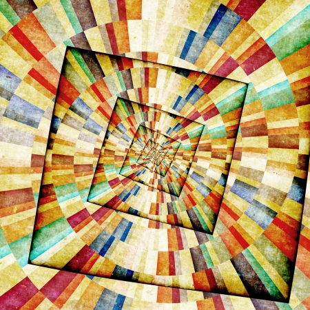 Multicolor Sunbeams grunge background. Retro posterの写真素材