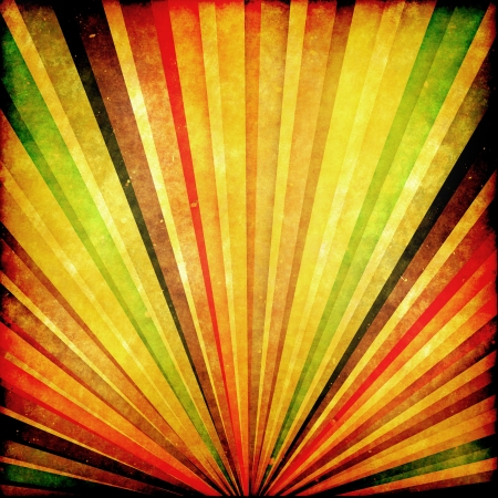 Multicolor Sunbeams grunge background. Retro posterの写真素材