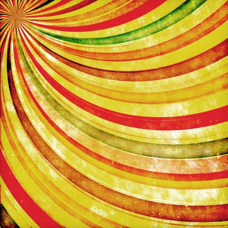 Multicolor Sunbeams grunge background. Retro posterの写真素材