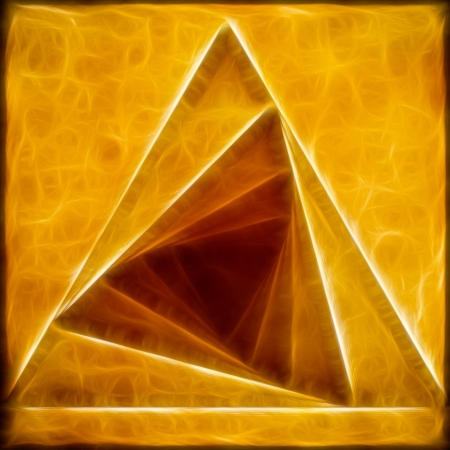 Abstract grunge spiral trianglebackground の写真素材