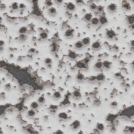  hole at chipping paint ; grunge background の写真素材