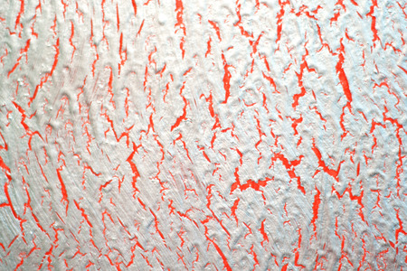 Plastered wall in small grain