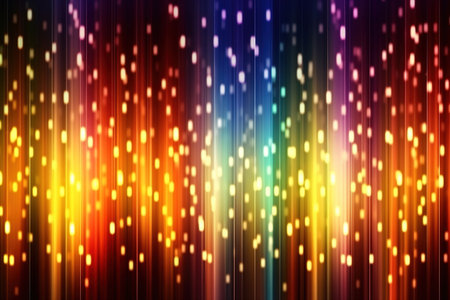 Abstract glowing graphic background. Universal use. Ai generativeの素材