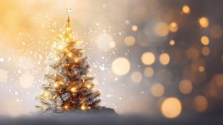Christmas tree light. Ai generativeの素材