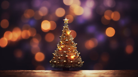 Christmas tree light. Ai generativeの素材