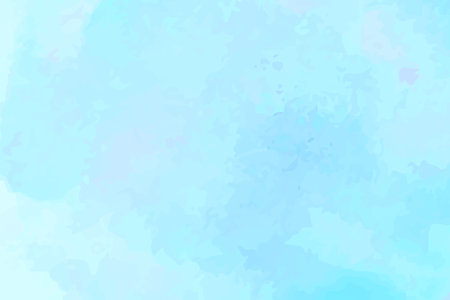 Blue watercolor background for cards, flyers, posters, banners, covers. Vector.のイラスト素材