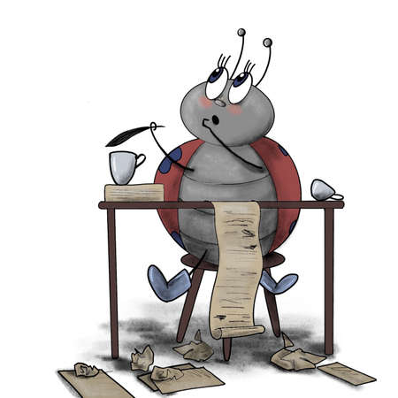 lady bugの写真素材