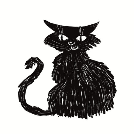 Black catの写真素材