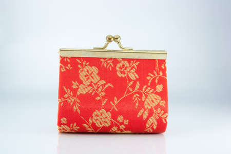 purse  on white backgroundの写真素材