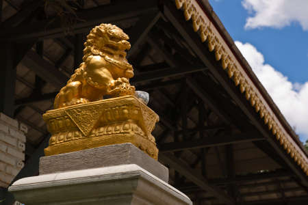 Lion statueの写真素材