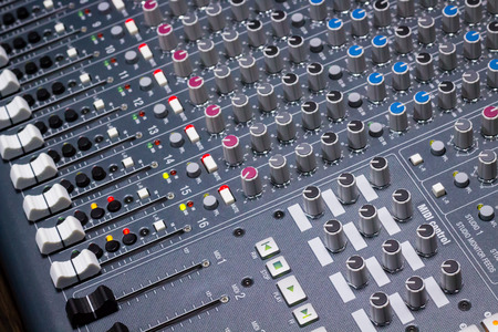 Audio Equipment. Sound Mixer.の写真素材