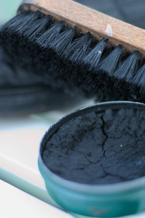 Tools to shoe cleaningの写真素材