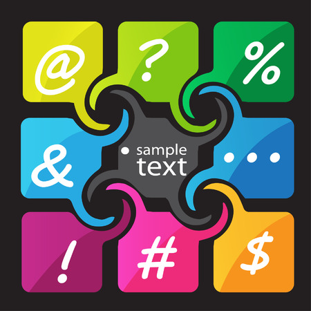 business design template, ifographicのイラスト素材