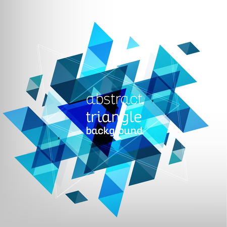Abstract background, modern triangle design for vover or brochureのイラスト素材