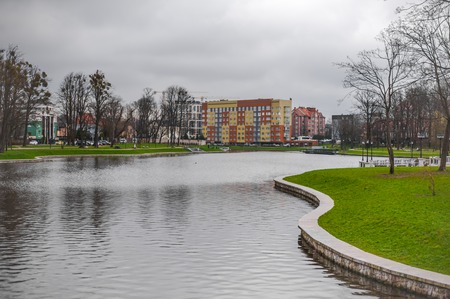 KALININGRAD, RUSSIA - APRIL 07, 2017: Old name of city is Koenigsberg. The center of Kaliningrad...