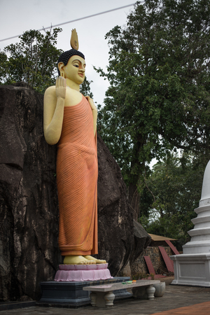 GALLE, SRI LANKA - MARCH 16, 2019: Buddhist temple Yatagala Raja Maha Viharaya in Halleのeditorial素材