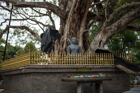 GALLE, SRI LANKA - MARCH 16, 2019: Buddhist temple Yatagala Raja Maha Viharaya in Halleのeditorial素材
