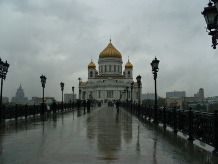 Cathedral of Christ the Saviour Moscowの写真素材