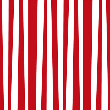 Christmas or new year colored  pattern background with red and white vertical stripes. Vintage retro stripes design. Creative vertical banner. Vector illustration for design, card, poster.のイラスト素材
