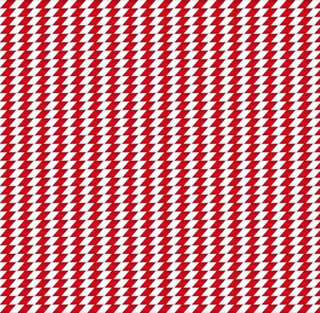 Cute Christmas or new year background with red and white striped zig zag pattern background. Vector illustration, banner, template for design.のイラスト素材