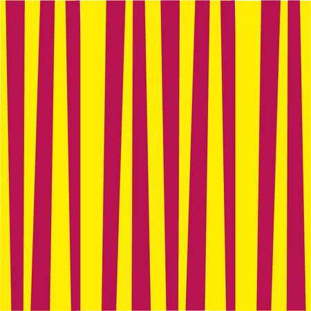Abstract vertical striped pattern. Yellow and red print. Background for wallpaper, web page, surface textures. Vector illustration, banner, poster, template for card, scrapbookingのイラスト素材