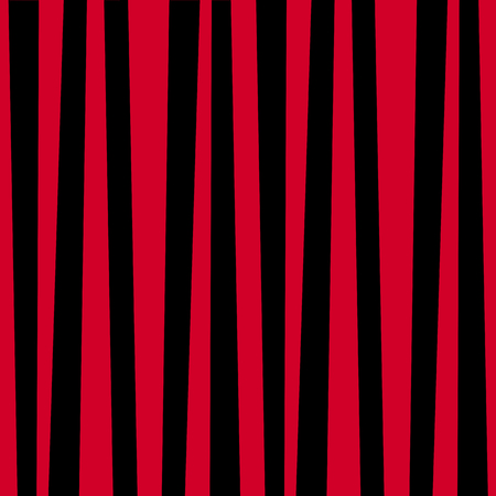 Red and black vertical striped background. Fashioned pattern. Vintage retro stripes design. Creative vertical banner. Vector illustration for design, card, poster.のイラスト素材