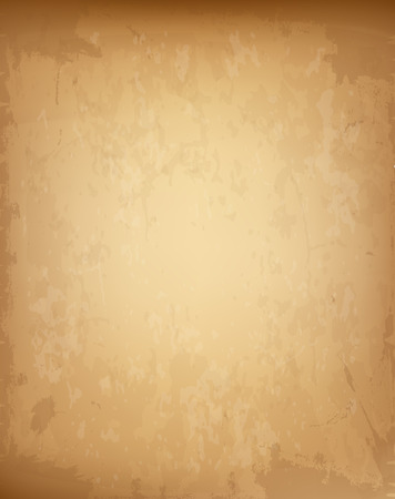 Old grungy vintage blank. Worn template for mail, greeting card, postcard, invitation, aged letter paper with empty copy space for text. Vector illustration.のイラスト素材