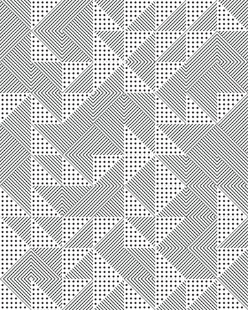 Seamless triangular pattern background, creative design templatesのイラスト素材