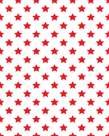Seamless stars with diagonal lines red patternのイラスト素材