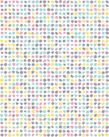 Seamless pattern with confetti on a white backgroundのイラスト素材