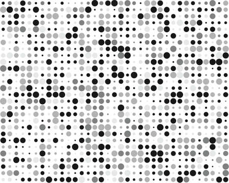 Pattern with gray circles, seamless vector backgroundのイラスト素材