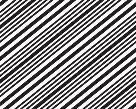Diagonal black lines pattern, seamless on a white backgroundのイラスト素材