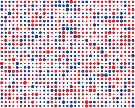 Pattern with colorful circles, seamless background, creative design templatesのイラスト素材