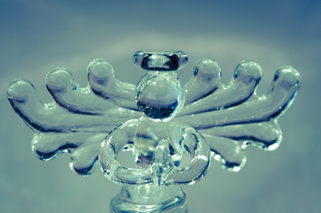 beautiful vitreous angel figure imageの写真素材