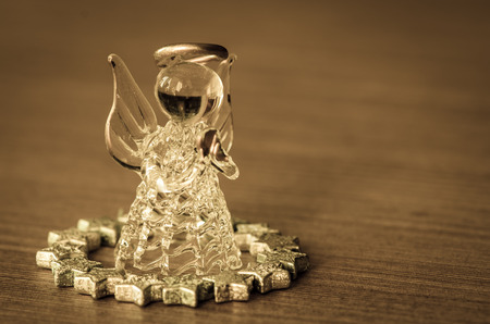 praying angel figure image postcardの写真素材