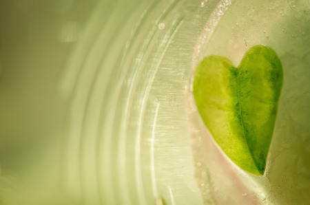 detail of green heart image