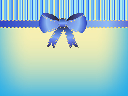 blue ribbon background illustration imageのイラスト素材