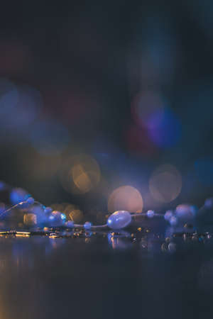 four burning candles with traditional festive cristian atmosphere full of light and magicの写真素材