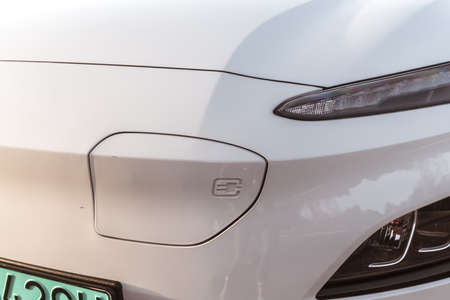 detail to electric mark notification of EV car