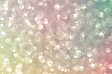 shining glitteÅing festive christmas magic bokeh backgroundの写真素材