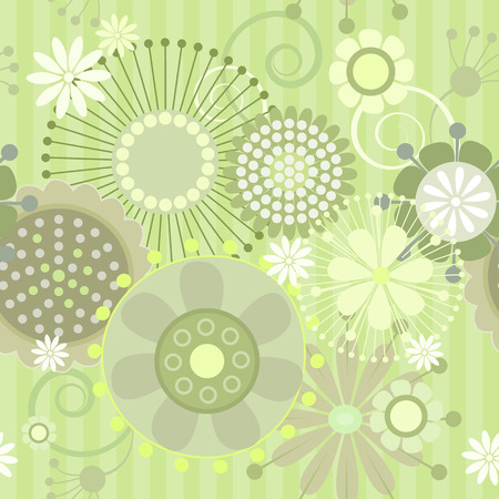 illustration of a seamless floral  patternのイラスト素材