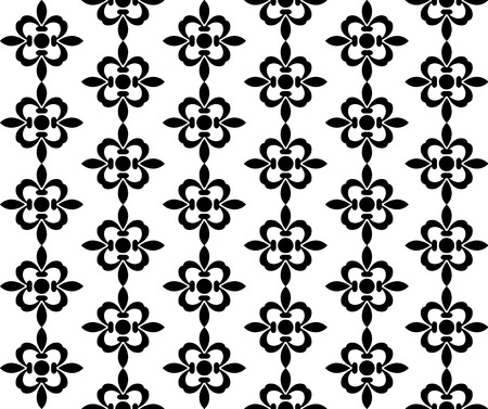 illustration of a black and white patternのイラスト素材