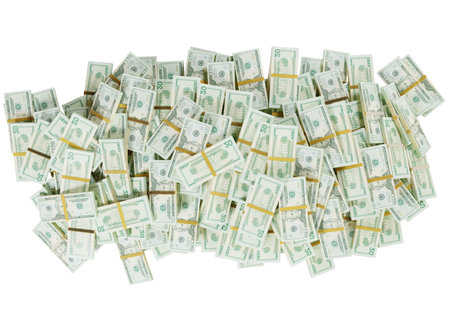 Large pile of two united states dollar bill large resolution for business, finance, news backgroundの写真素材