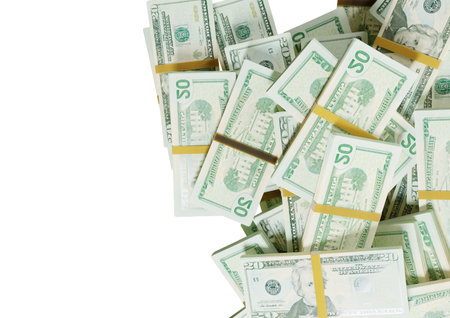 Large pile of two united states dollar bill large resolution for business, finance, news background