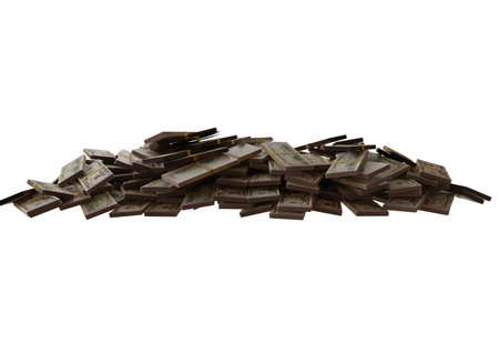 Large pile of one hundred united states dollar bill large resolution for business, finance, news backgroundの写真素材