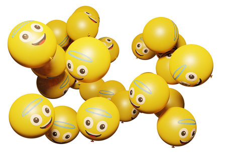 squinting face tongue out 3d render emoticon or emoji perfect for sosial media, branding, advertisement promotionの写真素材
