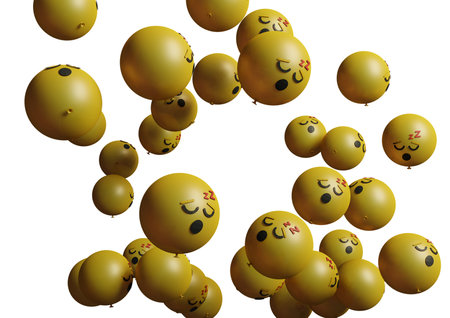 squinting face tongue out 3d render emoticon or emoji perfect for sosial media, branding, advertisement promotionの写真素材