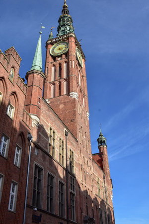 The City Hall in Gdansk circa August 2014 in Gdansk.