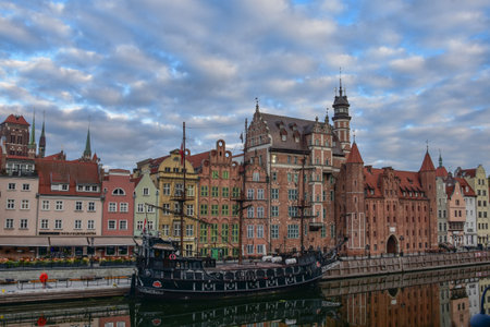 Old Town of Gdansk, Poland. Cityscape of Gdansk.